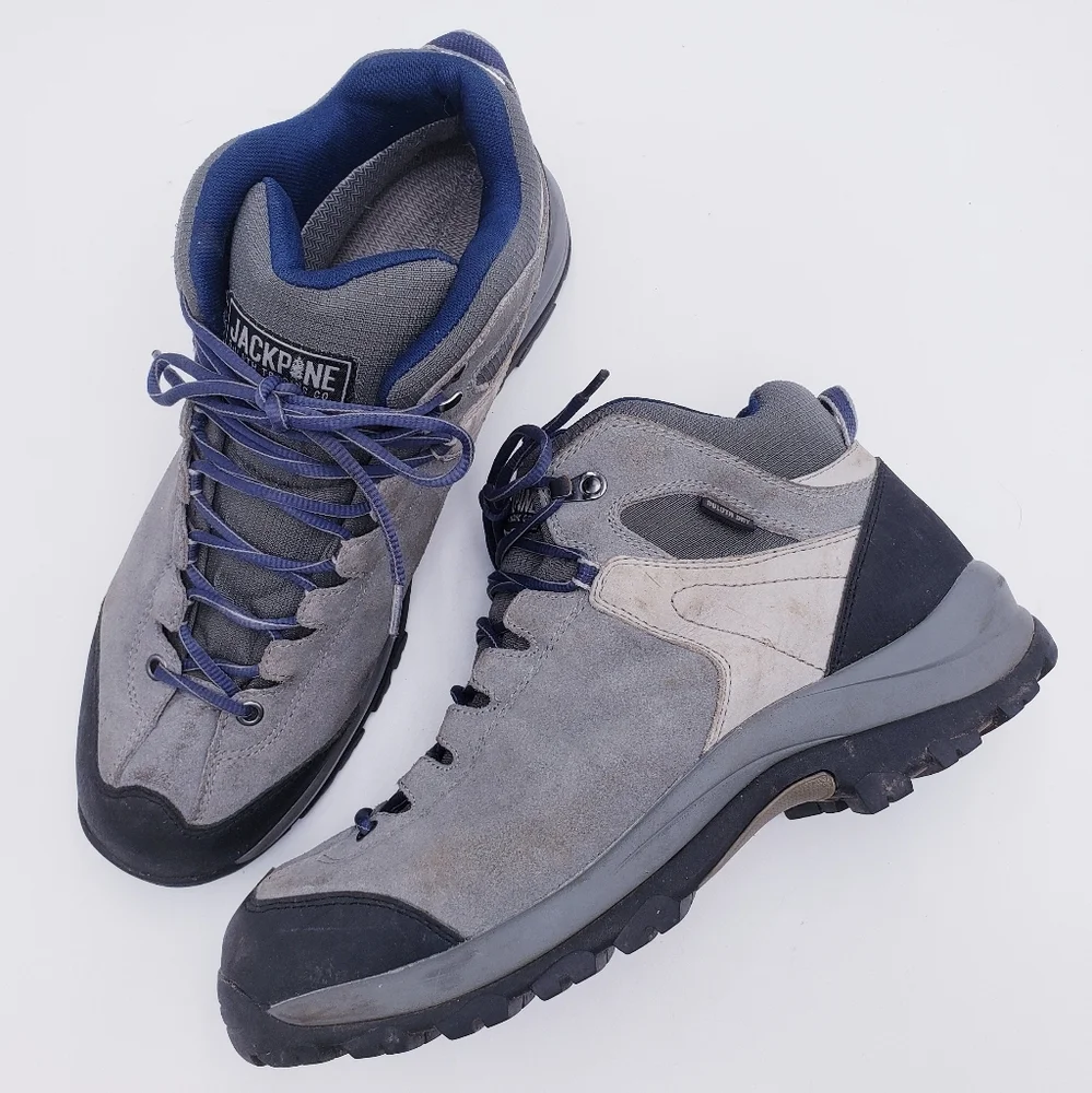 Duluth Trading Co Jackpine Hiker‎ Boots Ankle Waterproof Gray Men's Size 13